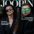 thumbnail image 3 of Joopin polarized Sunglasses for Men Women,Vintage Square shades Lightweight TR90 Frame UV400 Protection, 3 of 7