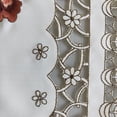 thumbnail image 6 of Flower Embroidered Lace Cream Tablecloth Luxury Cutwork Table Cloths Cover Rectangular, 6 of 10