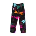 thumbnail image 4 of Balery Colorful Dragonflies print Men's Pajama Pants,Ultra Lightweight Pjs,Lounge Pant-XX-Large, 4 of 9