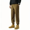 thumbnail image 2 of Styesk Men's Pants Man Solid Color Parsnip Soft Binding Leg Pants Cargo Pants, 2 of 5