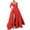 Red, variant on IROINNID Women's V-Neck A-Line Dress Fashion Gorgeous Sleeveless Solid Dress Strapless Backless Long Dress Full-Length Dress