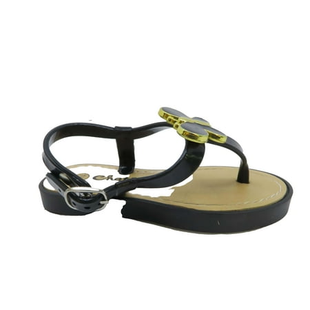 

Pre-owned Chatties Girls Black Sandals size: 7-8 Years