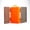 Orange color, variant on M Altemura Double-Sided Lure Box — 12-Compartment Tackle Organizer; Waterproof Plastic Storage Case with Clear Trays, Suitable for Lures, EGI (Squid Jigs), Minnows, and Hooks.