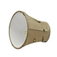 thumbnail image 4 of Aspen Creative 30241-5 Small Bell Shape Chandelier Clip-On Lamp Shade Set (5 Pack), Transitional Design in Gold, 4" bottom width (2 1/2" x 4" x 5" ), 4 of 6