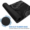thumbnail image 5 of Large Gaming Mouse Pad with Seam Edge, Anti-Slip Extended Mouse Pad with Micro-Weave Cloth Surface,Waterproof Keyboard Pad, Desk Pad for Gamer Office Home XL 31.5" x 11.8" Contour, 5 of 6