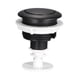 thumbnail image 4 of Botón de descarga del tanque del inodoro, botón de descarga simple, suministros para inodoros, reemplazo de lavabo negro, 4 of 8