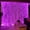 Pink, variant on 300LED Orange Fairy Curtain Lights with Remote Control, 8 Modes Timer, USB Plug-in Christmas String Lights for Bedroom, Fall, Halloween, Weddings, Party Decorations
