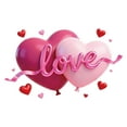 thumbnail image 6 of Valentine’s Day 3D-Look Balloon Static Window Clings - Removable PVC Decals for Home/Office Windows, Cute Cartoon Decor for Valentine’s Day, No-Adhesive Easy-to-Apply Stickers, 4*3*2in, Multicolor, 6 of 6