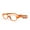 Orange, variant on EnzoDate Children Optical Glasses Frame Size 47/16 with Strap, No Screw One-piece Kid's Flexible Frame Band Cord Retainer 5-7y