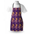 thumbnail image 4 of Flower Apron, Blooms Girls Doodle Style Daisy Chamomile Lily Petals Buds Cartoon, Unisex Kitchen Bib with Adjustable Neck for Cooking Gardening, Adult Size, Multicolor, by Ambesonne, 4 of 4