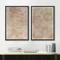thumbnail image 2 of IDEA4WALL Framed Canvas Print Wall Art Set Tea Stains Geometric Paint Stroke Modern Art Abstract Wall Decoration Bohemian Minimal Artwork for Living Room, Bedroom, Office - 24"x36"x2 Black, 2 of 5