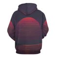 thumbnail image 6 of POBUDS Hoodie, Regular Fit Sporty Pullover Hooded Sweatshirt for Men Women Sunset Minimalist S, 6 of 6