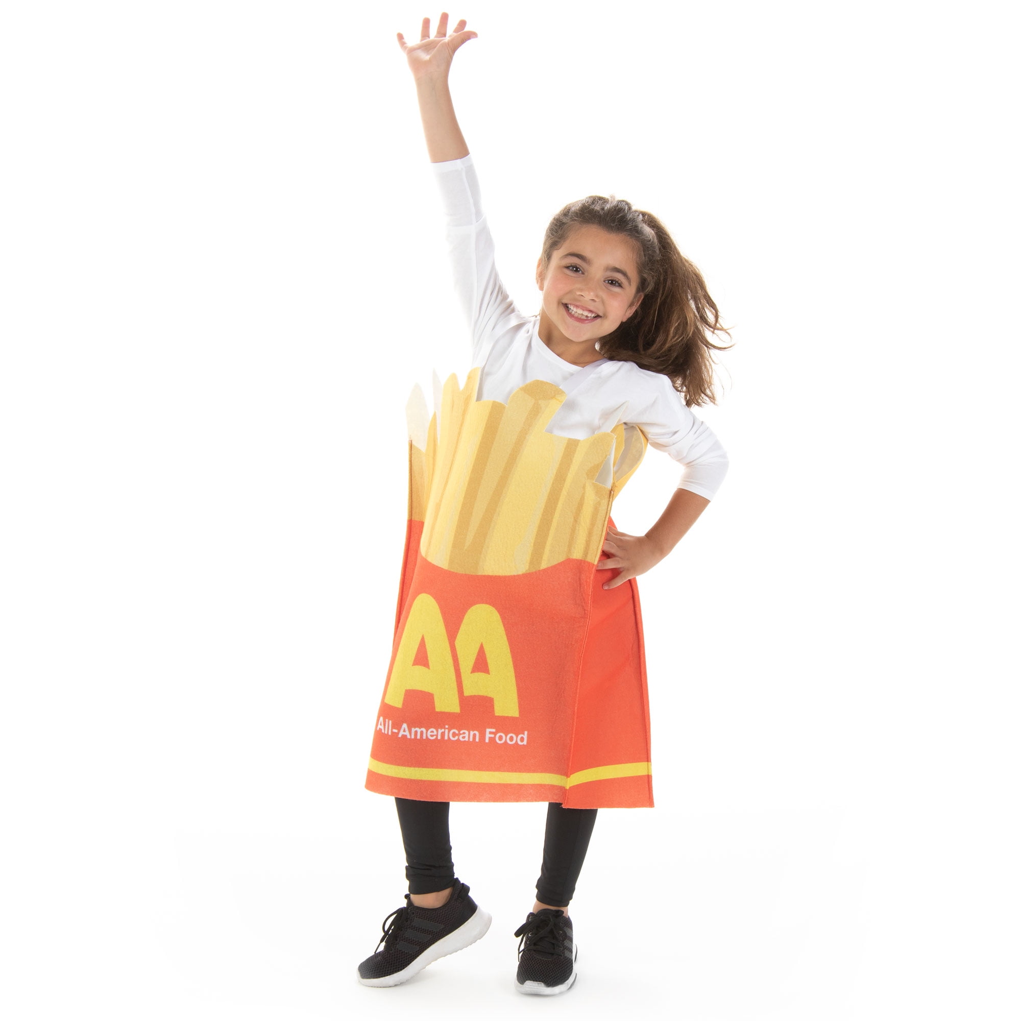 Hauntlook Fancy French Fries Halloween Children S Costume Funny Kid Food Suits Walmart Com Walmart Com