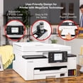 thumbnail image 2 of Canon MAXIFY GX2020 MegaTank Wireless All-in-One Printer Bundle Print Scan Copy Fax with Cleaning Kit, Ethernet Cable (International Model), 2 of 8