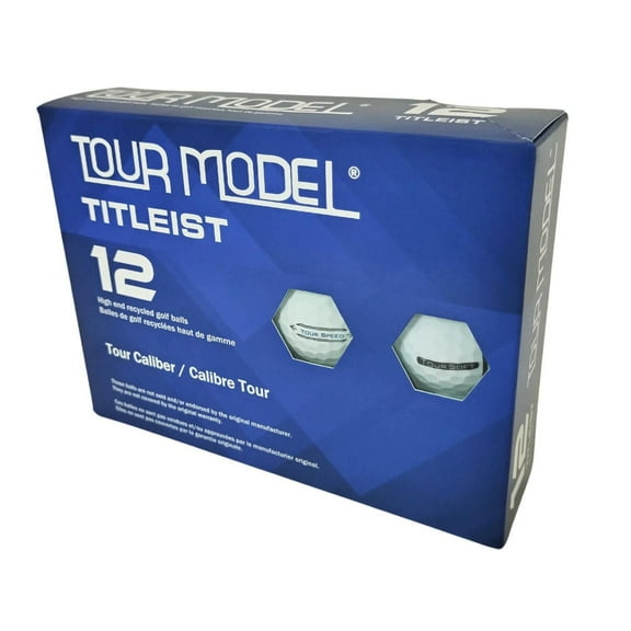 Titleist Tour Model Recycled Golf Balls, pack of 12, by Mulligan
