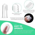 thumbnail image 3 of 9 Pieces Dog Teeth Cleaning Kit Includes Tooth Scaler And Scraper Mirror Tweezers Toothpick Finger Toothbrushes Dual Headed Toothbrushes With Long Han, 3 of 5