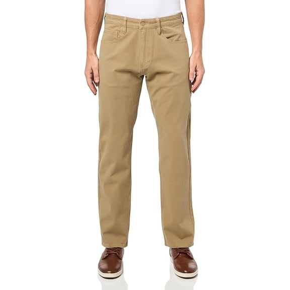 Dockers Men's All-Day 5-Pocket Straight Fit All Seasons Tech New British Khaki Size 33x32