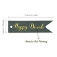 thumbnail image 5 of Inkdotpot Happy Diwali Bottle Tag Real Gold Foil Favor Hang Tags Pack Of 100, 5 of 6