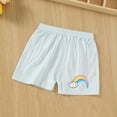 thumbnail image 2 of Kogui Infant Shorts Girl Toddler Baby Girl Shorts Casual Summer Elastic Waist Ruffle Hem Shorts Bottoms 6 12 Months (I,6-12 Months), 2 of 4
