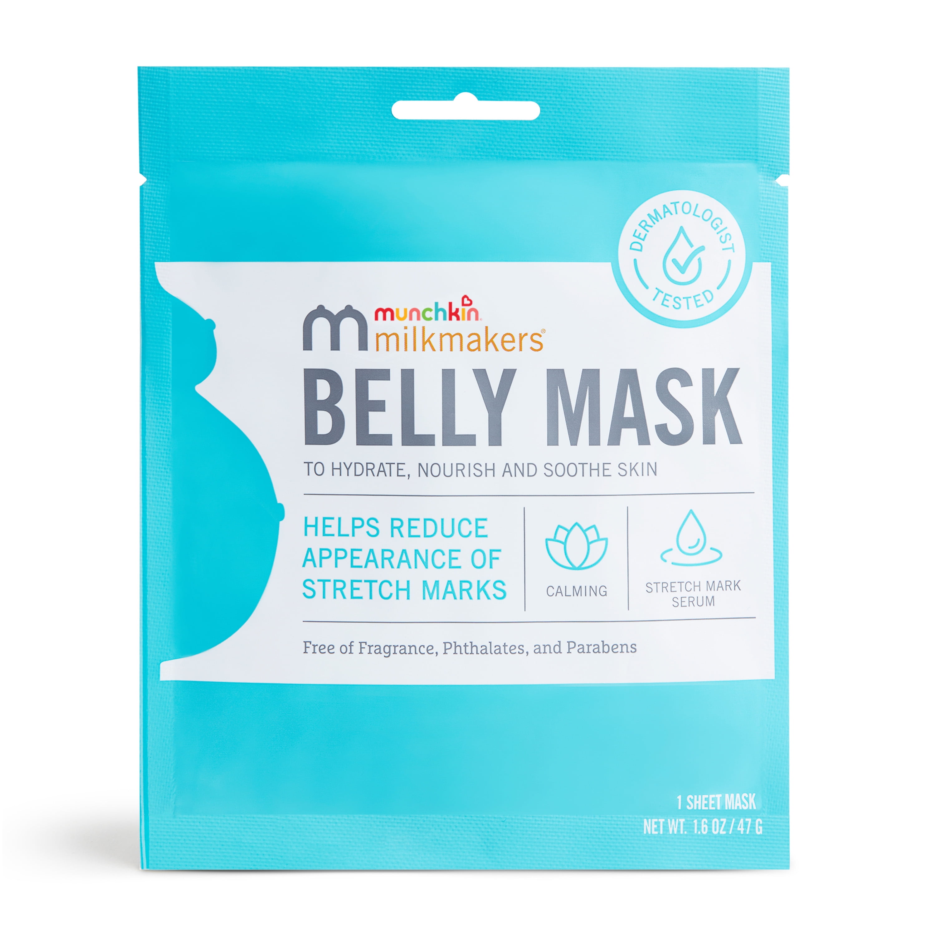 Munchkin Milkmakers Belly Mask for Pregnancy Skin Care & Stretch Marks