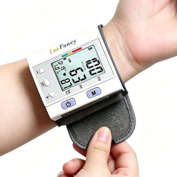 LotFancy Wrist Blood Pressure Monitor, Blood Pressure Cuff, Automatic Wrist BP Cuff 5.3"-8.5"