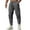 Gray Athletic Trousers, variant on HOOMEUMY Men's Straight Fit Workout Sweatpants with Pockets Drawstring Elastic Bound Feet Stretch Lightweight Joggers Pants Gray M