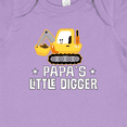 thumbnail image 4 of Inktastic Papa Little Digger Construction Truck Boys Baby Bodysuit, 4 of 5