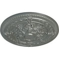 thumbnail image 3 of Ekena Millwork 26"OD x 3"P Vincent Ceiling Medallion (Fits Canopies up to 6"), Hand-Painted Silver, 3 of 5
