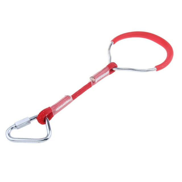 Columpios Gimnásticos para Juegos de Hierro Escalada - Rojo DYNWAVEMX Anillos de gimnasia para niños