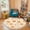 Color 4, variant on Washable Non Slip 4ft Round Rug, Strawberry Pink Floral Pastel Circle Area Rugs with Tassels Carpet for Nursery Bedroom Living Room Playroom Tent Rug