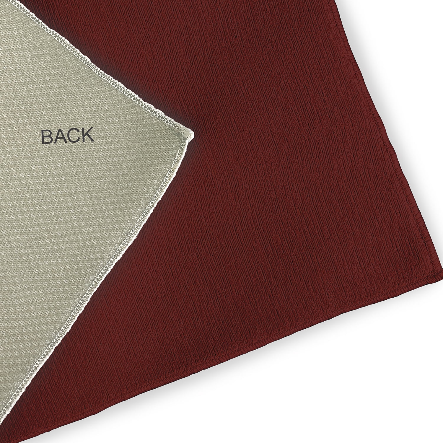 Simply Daisy 5' Round Maroon XOXO Valentines Chenille Indoor/Outdoor Rug
