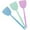 Pink/Blue/Green, variant on lulshou Fly Swatter Manual Plastic 17.5” Long Handle, Indoor and Outdoor Racket for Mosquito, Bee, etc