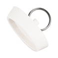 thumbnail image 3 of Goma Fregadero Tapón, Blanco Drenaje Tapón Ajuste 1-3/4" a 1-7/8" Drenaje con Colgante Anillo para Bañera Cocina y Baño, 3 of 5