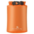 thumbnail image 1 of Sac de Séchage pour Natation Imperméable Randonnée Course Sacs Vêtements Résistant à l'Eau Sac de Rangement Extérieur pour Sports Course Randonnée Orange/3L, 1 of 9