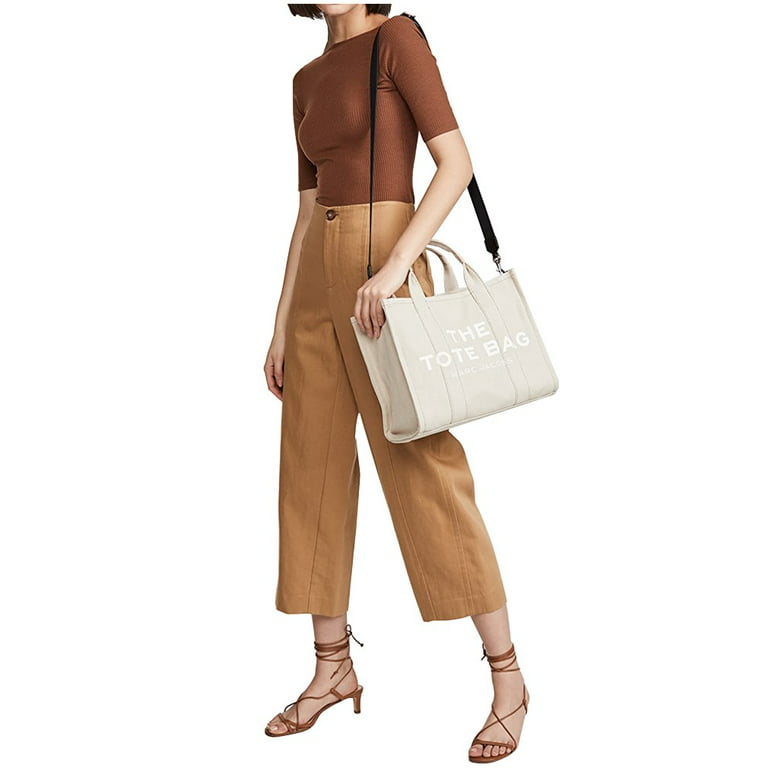 The Small Canvas Tote Bag in Beige - Marc Jacobs