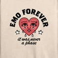 thumbnail image 3 of Instant Message - Emo Forever  - Women's Lightweight French Terry Long Sleeve Shirt, 3 of 6