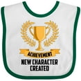 thumbnail image 3 of Inktastic Achievement Unlocked New Character Created Boys or Girls Baby Bib, 3 of 4