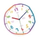 thumbnail image 3 of Reloj de pared infantil, decorativo, colorido y silencioso (sin tictac), ideal para la oficina o el salón. Estilo B, 3 of 9
