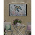 thumbnail image 6 of Outdoor TV Cover 40 to 43 Inch Weatherproof, Blue Coastal Nautical Ocean Waterproof TV Screen Protector for Outside Decor with Zipper and Pocket 40"L x 25"H , Sea Turtle Coral, 6 of 7
