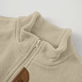 thumbnail image 6 of OGLCCG Girls Fleece Jacket Full Zip Fall Winter Soft Sherpa Coat Soft Warm Polar Outwear with Pockets 3-15 Years, 6 of 8