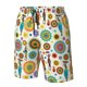 thumbnail image 4 of Balery Beautiful African Womens Traje de Baño Estilo Hawaiano para Hombre, Shorts de Secado Rápido con Bolsillos-Small, 4 of 6