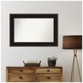 thumbnail image 2 of Amanti Art Custom Wall and Bathroom Mirror (29.75 x 43.75 in.), Mezzanine Espresso Frame, 2 of 7