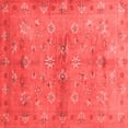 thumbnail image 1 of Ahgly Company Indoor Square Abstract Red Contemporary Area Rugs, 5' Square, 1 of 4