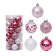 thumbnail image 1 of Adornos de bolas de Navidad, 30 piezas de bolas de árbol de decoración Xtmas inastillables para decoración de fiesta de boda navideña, 1 of 5