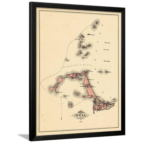 1879, Hull Town, Massachusetts, United States, Framed Art Print Wall Art Sold by Art.Com
