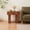 color3, variant on MMGW Fluted Side Table with Elephant-Leg Design, Natural Pine Wood