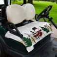 thumbnail image 2 of Golf Cart Seat Covers for 2 Seater, Christmas Soft Microfiber Cart Seat Towel Blanket, Winter Snowflake Snowman Pine Tree Absorbent Breathable Non Slip Bench Seats Protector for Golf Course 51"x31", 2 of 9