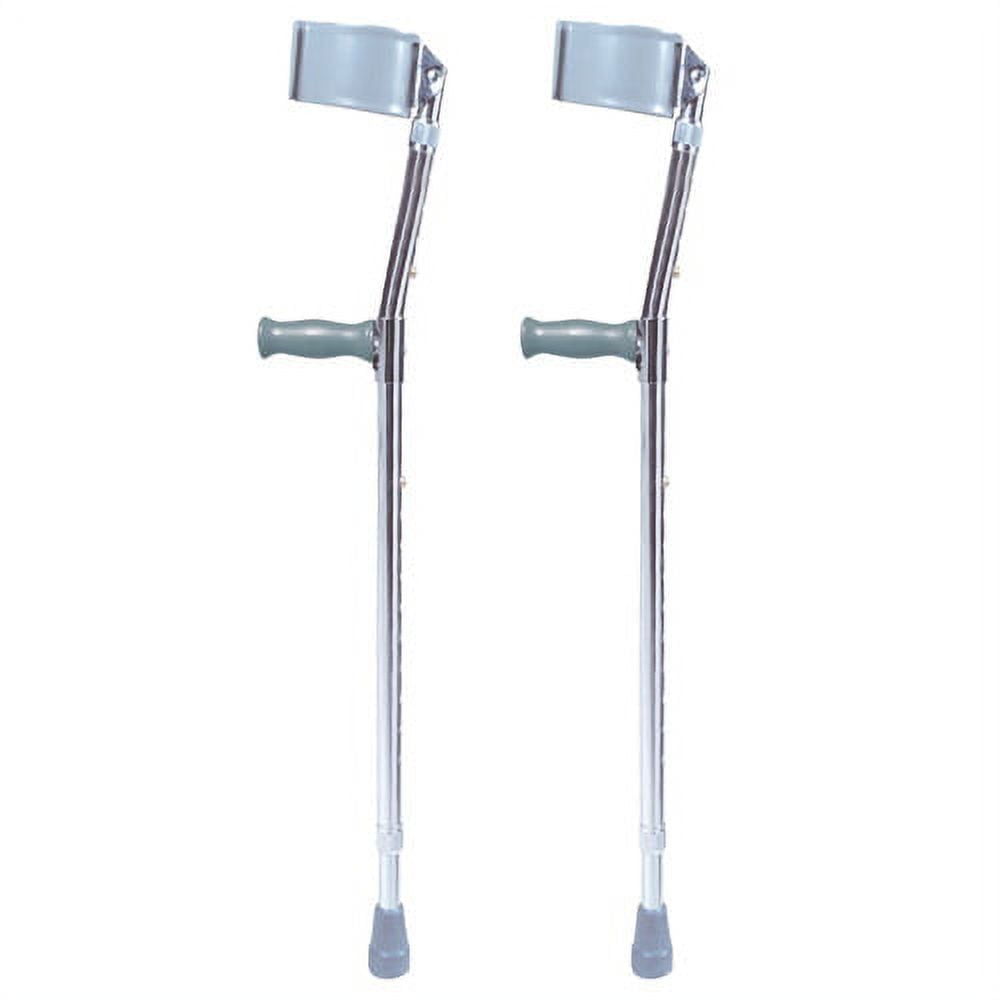 Forearm Adjustable Aluminum Crutch, Tall Adult, 1pr