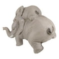 thumbnail image 4 of Ebros Sleeping Pachy Family Safari Elephant With Calf Shelf Snoozer Figurine, 4 of 5