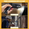 thumbnail image 3 of BN-LINK Cordless Screwdriver Set, Electric Screwdriver USB Rechargeable Power Screwdriver, Rotating Handle, LED Light, 45PCS Drill/Driver Accessories, 3 of 6